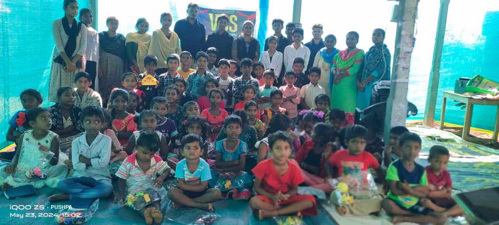 Orphaned chidren from India that First Baptist Church New Roads supports. 